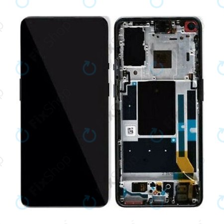OnePlus 9 - LCD Displej + Dotykové Sklo + Rám (Astral Black) OLED
