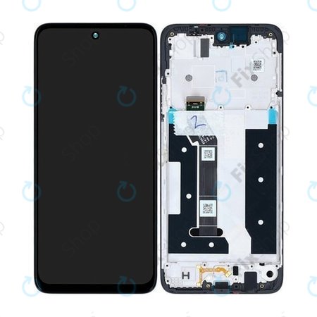 Motorola Moto G35 5G - LCD Displej + Dotykové Sklo + Rám (Black) - 5D68C28856 Genuine Service Pack