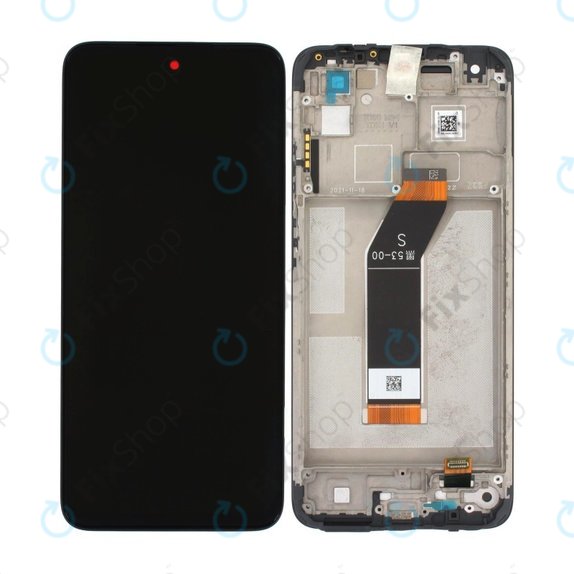 Xiaomi Redmi 10 (2022) - LCD Displej + Dotykové Sklo + Rám (Black) TFT