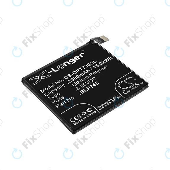 Baterie pro OnePlus 7T Pro, 3900mAh, Li-Pol, 3.85 V, BLP745, HQ