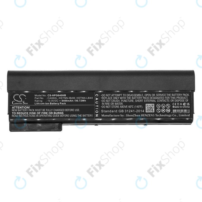 Baterie pro HP ProBook 640 G1, 650 G1, 655 G1, 645 G1, 8400mAh, Li-Ion, 10.8V, CA06XL, HQ