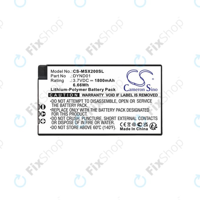 Baterie pro Microsoft Xbox Elite Series 2, 1800mAh, Li-Pol, 3.7V, DYND01, HQ