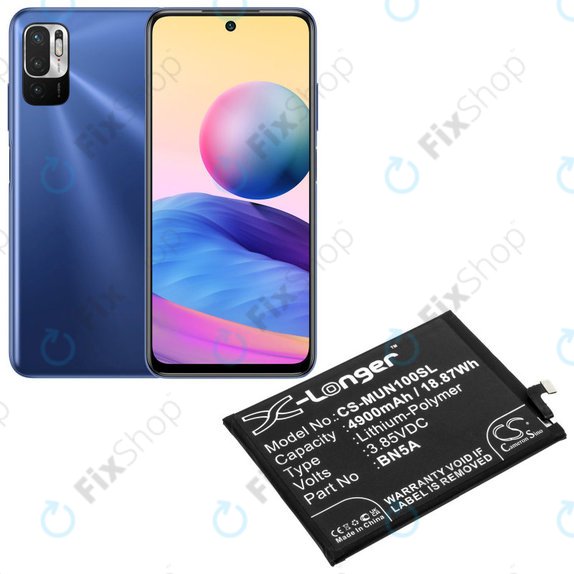 Xiaomi Poco M3 Pro, Redmi Note 10 - Baterie BN5A 4900mAh HQ