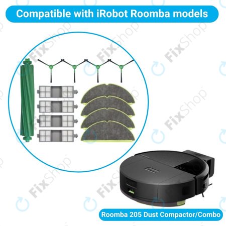 iRobot Roomba 205 Dust Compactor, DustCompactor Combo - Kompletní set