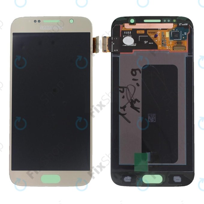 Samsung Galaxy S6 G920F - LCD Displej + Dotykové Sklo (Gold Platinum) - GH97-17260C Genuine Service Pack