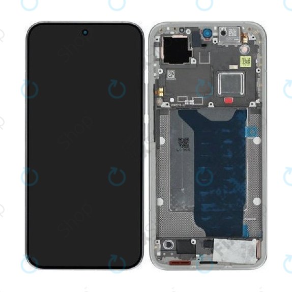 Displej pro Xiaomi 15T Pro 5G, Gray, Dotykové sklo s rámem, 5600050O12U00, Genuine Service Pack