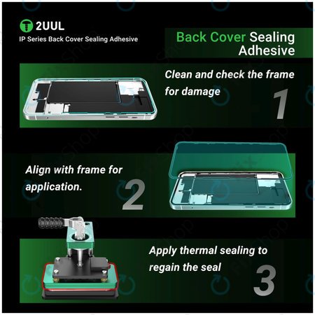 Těsnicí Lepka pod Zadní Sklo Adhesive pro iPhone 15 Plus, 2UUL BA15PS, (5ks)