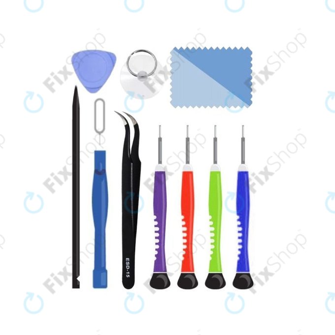 FixPremium - Kompletní Set Nářadí pro Montáž Mobilních Telefonů 11v1