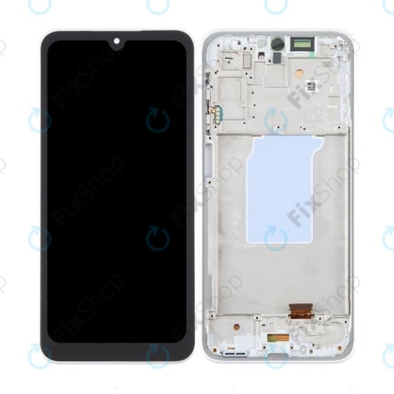 Samsung Galaxy A26 A266E - LCD Displej + Dotykové Sklo + Rám (White) OLED