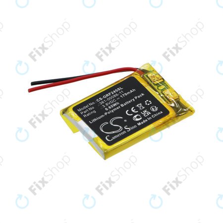 Baterie pro Garmin Forerunner 245, Forerunner 245 Music, 170mAh, Li-Pol, 3.8V, 361-00086-11, HQ