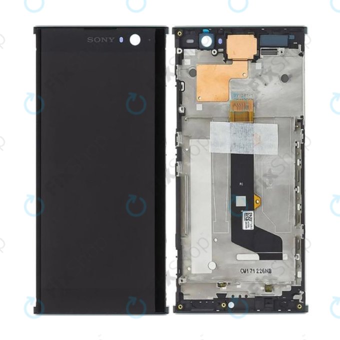 Sony Xperia XA2 H4113 - LCD Displej + Dotykové Sklo + Rám (Black) - 78PC0600020 Genuine Service Pack