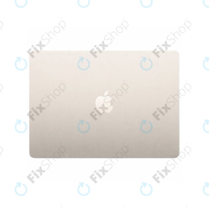 LCD displej pro MacBook Air 13", A3113 (2024), s předním sklem a krytem, Starlight, 661-40280, Genuine Apple