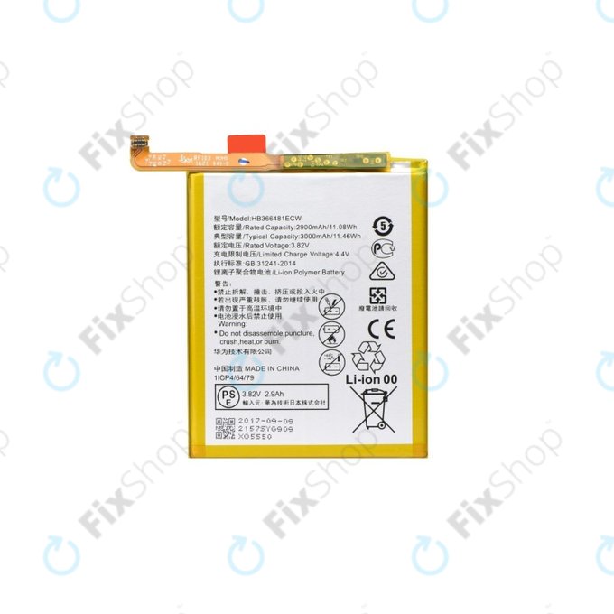 Huawei P9, P9 Lite, P10 Lite, P20 Lite, P Smart, Y6 (2018), Y6 Prime (2018), Y7 (2018), Y7 Prime (2018), Honor 7A, 8, 9 Lite - Baterie HB366481ECW 3000mAh