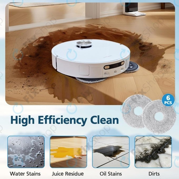 Xiaomi Dreame X40 Ultra, L40 Ultra, L10s Ultra, Pro Gen2, Mova E30 Ultra - Mopovací útěrka