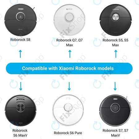 Xiaomi Roborock S5, S5 Max, S6 Pure, S6 MaxV, S7, S7 MaxV, S8, Q7, Q7 Max - Nabíjecí dok (Černý)