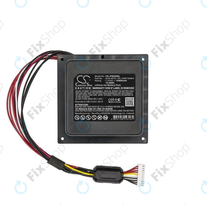 Baterie pro JBL PartyBox 300, 10400mAh, Li-Ion, 7.4V, SUN-INTE-125, HQ