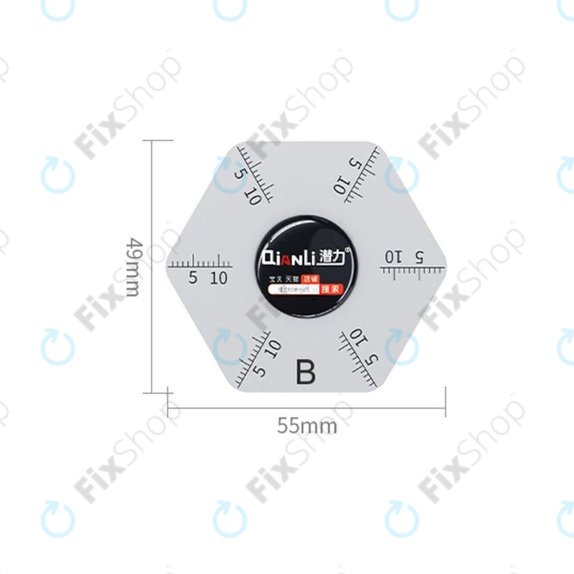 QianLi ToolPlus Hexagon - Ultratenký Plíšek na Ořezávání
