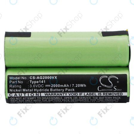 AEG Electrolux Junior 2.0 - Baterie Type141 Ni-MH 3.6V 2000mAh HQ