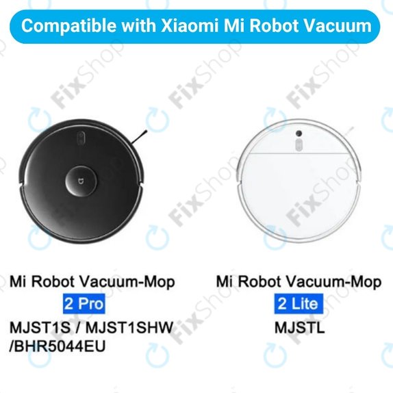 Sada náhradních dílů pro Xiaomi Mi Robot Vacuum Mop 2 Pro, 2 Lite (2x Hlavní kartáč, 4x Filtr, 4x Boční kartáč)