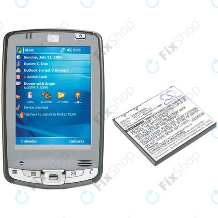 Baterie pro HP Compaq iPAQ rx3000, rx3115, rx3700, hx2110, hx2790, 1400mAh, Li-Ion, 3.7V, HSTNH-M03B-SS, HQ