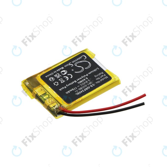Baterie pro Garmin Forerunner 245, Forerunner 245 Music, 170mAh, Li-Pol, 3.8V, 361-00086-11, HQ