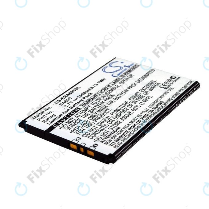 Baterie pro Sony Ericsson Kumquat, ST25, ST25i, Xperia U, 1000mAh, Li-Ion, 3.7V, BA600, HQ