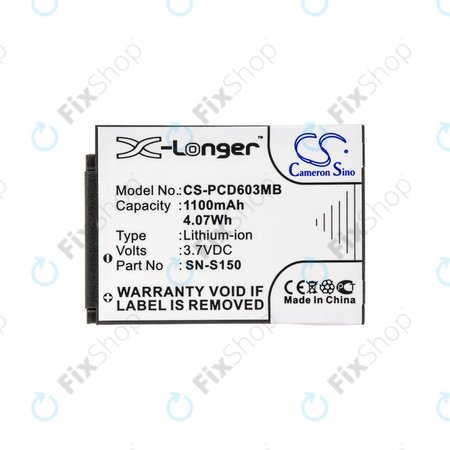 Baterie pro Philips SCD 603, 1100mAh, Li-ion, 3.7V, SN-S150, HQ