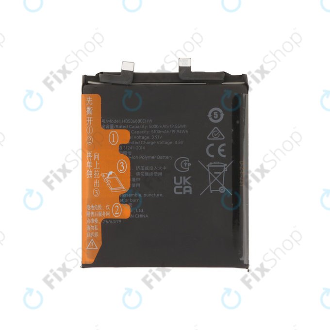Baterie pro Honor Magic5 Pro PGT-N19, 5100mAh, HB536880EHW, Genuine Service Pack