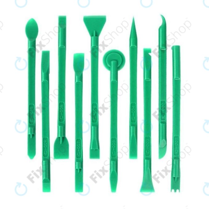 Relife RL-049C - Oboustranný Set Nářadí na Demontáź 10v1 (Zelený)