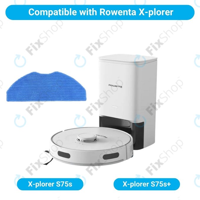 Mopovací útěrka, 2 ks pro Rowenta X-plorer S75s, S75s+