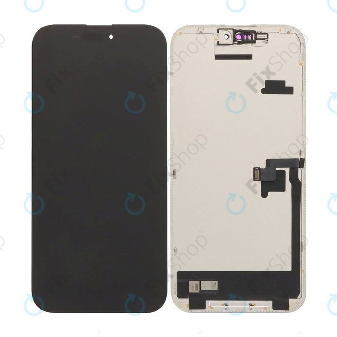 Displej Soft OLED 120Hz pro iPhone 16 Pro, Dotykové sklo s rámem, FixPremium PRO