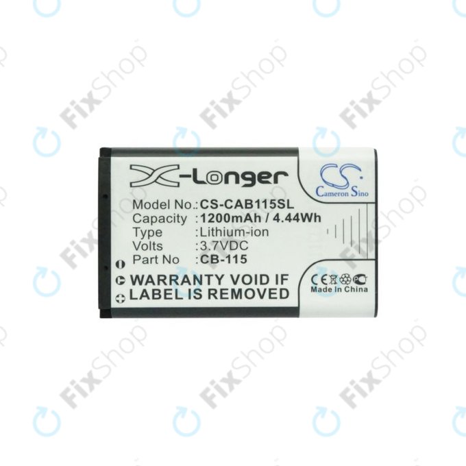Baterie pro CAT B100, 1200mAh, Li-Ion, 3.7V, CB-115, HQ