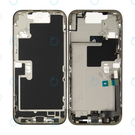 Střední Rám s Baterií pro iPhone 16 Pro Max | Natural Titanium | ZD076-00696 | Genuine Apple