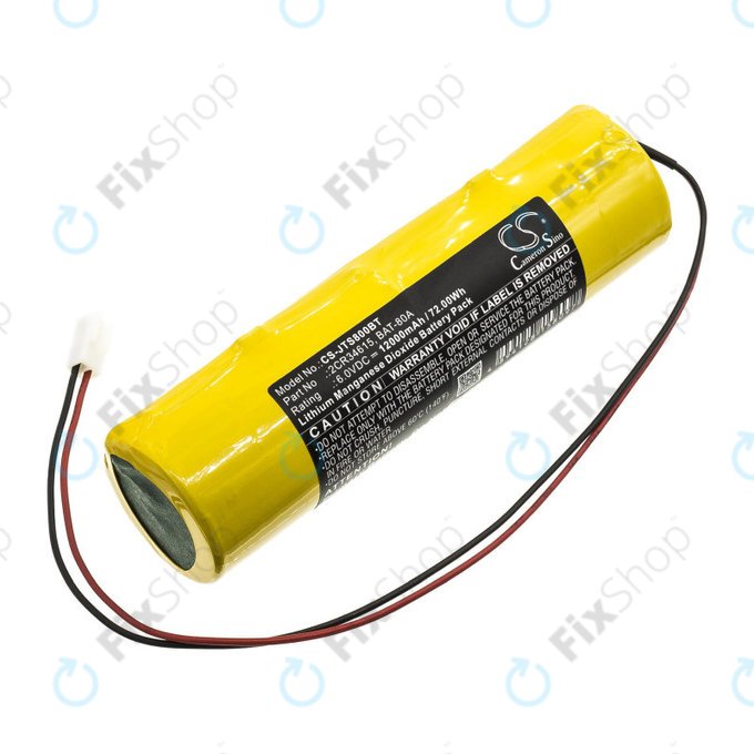 Baterie pro Jablotron JA80A, 12000mAh, Li-MnO2, 6V, 2CR34615, HQ