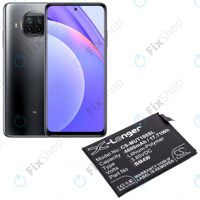 Xiaomi Mi 10T Lite 5G, Redmi Note 9 Pro 5G - Baterie BM4W 4600mAh HQ