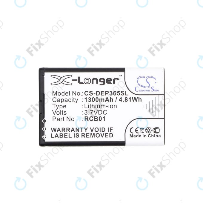 Baterie pro Doro Primo 365, 1300mAh, Li-Ion, 3.7V, RCB01, HQ