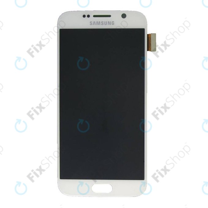 Samsung Galaxy S6 G920F - LCD Displej + Dotykové Sklo (White Pearl) - GH97-17260B Genuine Service Pack