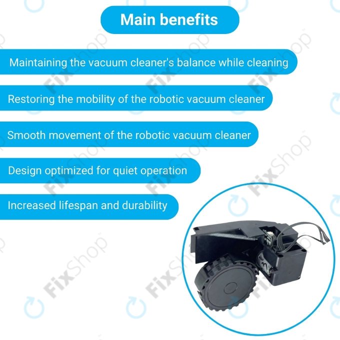 Roidmi EVE Plus - Kolo s Motorem (Pravé) (Černé)