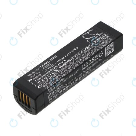 Baterie pro Shure GLXD1, 2, MXW2, 1100mAh, Li-Ion, 3.7V, SB902, HQ