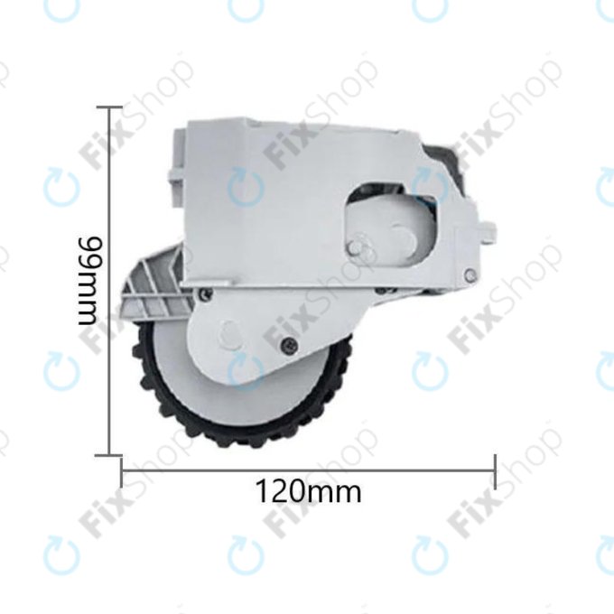 Xiaomi Dreame F9, Mi Robot Vacuum Mop (Mijia 1C), 2 Pro+ (Mijia 1T) - Kolo s Motorem (Levé) (Bílé)