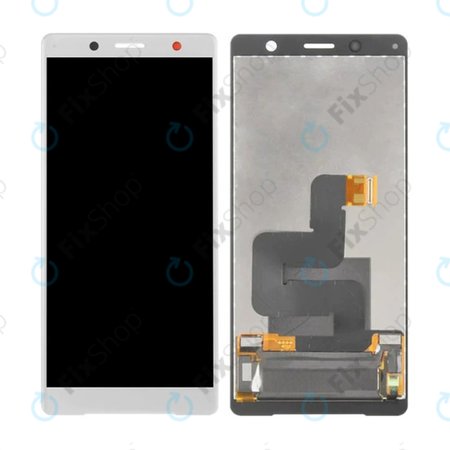 Sony Xperia XZ2 Compact - LCD Displej + Dotykové Sklo (Silver) TFT