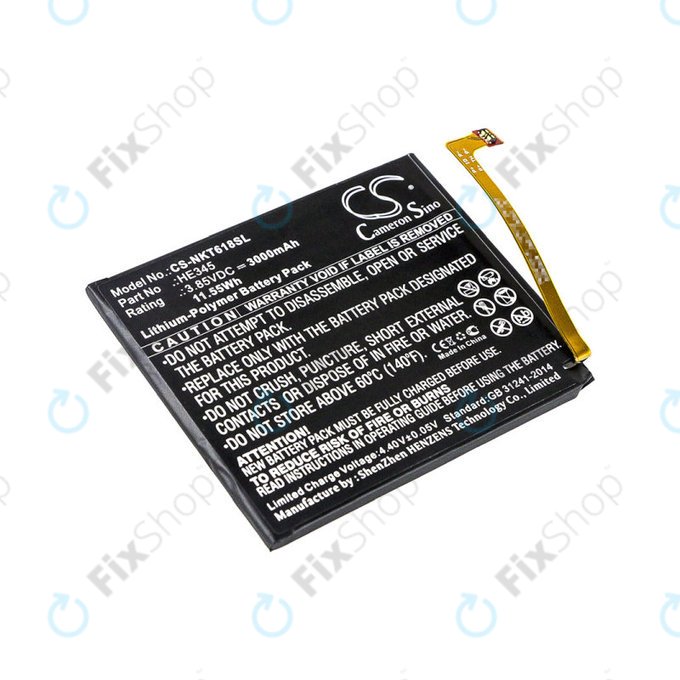 Nokia 6.1 - Baterie HE345 3000mAh HQ