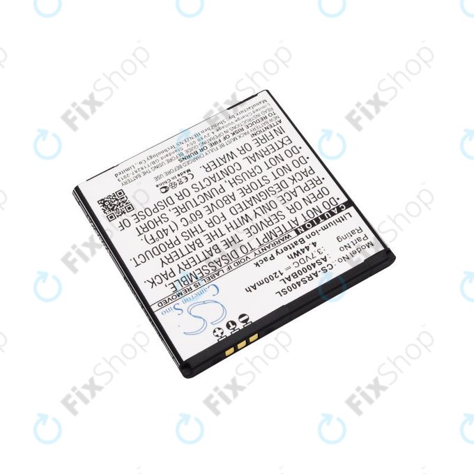 Baterie pro Aligator S4000 Duo, 1200mAh, Li-Ion, 3.7V, AS4000BAL, HQ