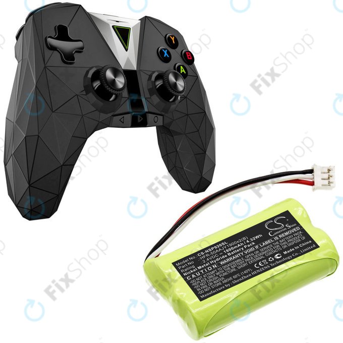 Baterie pro Nvidia P2920, Nvidia Shield Game Controller, 1800mAh, Ni-MH, 2.4V, HFR-50AAJY1900x2(B), HQ