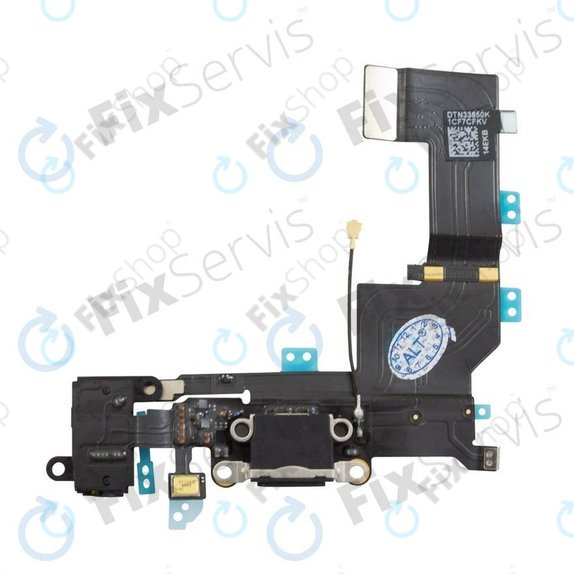 Apple iPhone 5C - Nabíjecí Konektor + Mikrofon + Jack Konektor PCB Deska