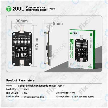 Komplexní diagnostický tester, 2UUL PW32