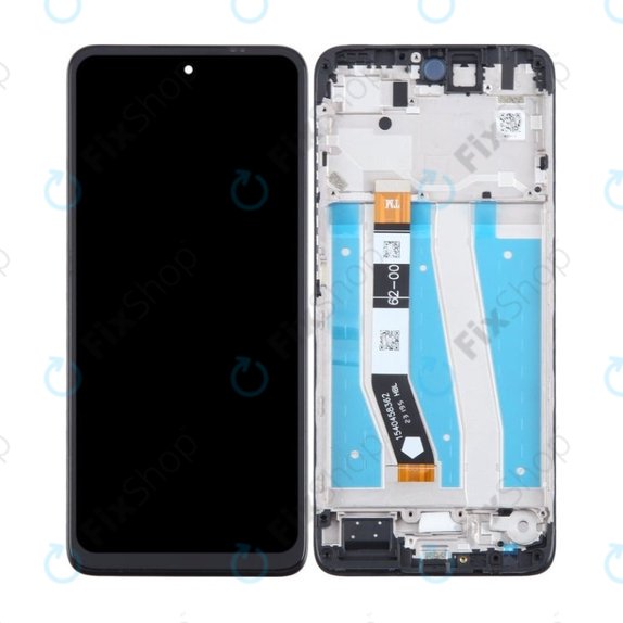 Motorola Moto G14 - LCD Displej + Dotykové Sklo + Rám (Steel Gray) TFT