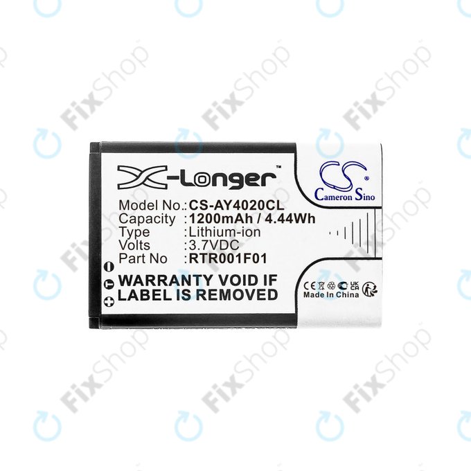 Baterie pro Alcatel 8232, 1200mAh, Li-Ion, 3.7V, RTR001F01, HQ