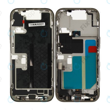Střední Rám s Baterií pro iPhone 16 Pro | Natural Titanium | ZD076-00692 | Genuine Apple