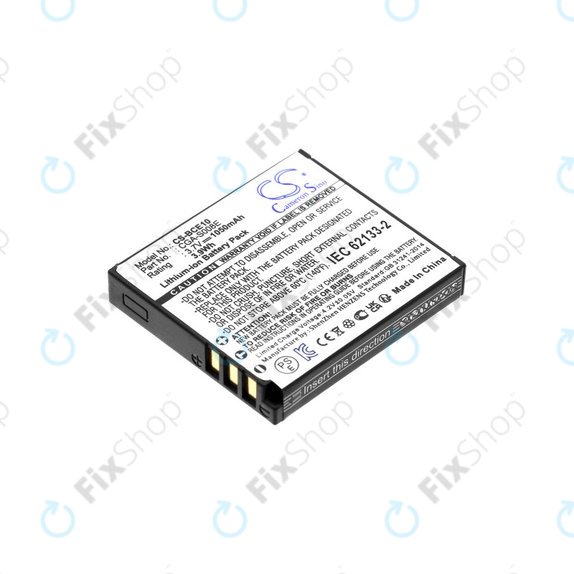 Baterie pro Panasonic Lumix DMC, 1050mAh, Li-Ion, 3.7V, DMW-BCE10, HQ